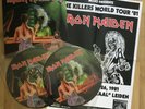 IRON MAIDEN - PROWLING LEIDEN 1981 - 2X PICTURE DISC + RIESEN POSTER  - HOLLAND