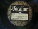 King Oliver - West End Blues / Tin Roof Blues, Vocalion 1189 in E condition