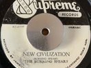 The Burning Spears - New Civilization 45 / 7” Rare roots Reggae Ja  1972 VG