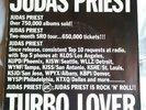 PROMO  Judas Priest ?45– Turbo Lover w/ PS **ONLY 1 ON EBAY***LOOKS UNPLAYED**