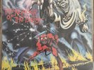 RARE IRON MAIDEN THE NUMBER OF THE BEAST ON HARVEST LABEL VG+ / VG+
