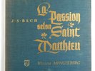 MENGELBERG Bach Matthaus passion french philips A 00320 L FD 3LP