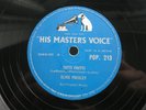 ELVIS PRESLEY 78 RPM BLUE SUEDE SHOES / TUTTI FRUTTI 1956 UK HMV POP.213  V1