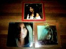 EMMYLOU HARRIS ( 3 ) vinyl LP lot: LUXURY LINER / PIECES OF THE SKY / ROSES VG+
