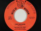 Roots Reggae 45 - Ras Toney - Love Rastafari - Word Of Life Weed Of Wisdom - VG+