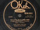216j.  Sam Lanin Players - Ten Little Miles & If You Don't Love Me - Okeh 41097
