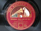 78rpm COMEDIAN HARMONISTS - VERONIKA DER LENZ IST DA   Kult Schellackplatte