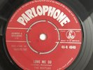 THE BEATLES - LOVE ME  DO  U.K. 1962 RED PARLOPHONE  45-R 4949  1 RR/1GT. VG+