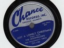 Org THE MOONGLOWS Hey Santa Claus/Just A Lonely Christmas 78 Chance R&B Doo Wop
