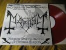 MAYHEM live in jessheim RED VINYL LP 2006