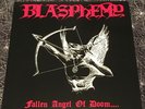 Blasphemy Fallen Angel of Doom LP Nuclear War Now NWN w Poster Black Metal