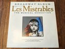 1985 Les Miserables 2x Broadway Vinyl RARE Geffen Records NM Record GHS 24151