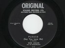 '58 W Coast R&B/DooWop DON JULIAN/MEADOWLARKS Please/Doin' the Cha Cha M- HEAR