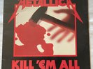 METALLICA Kill Em All '80s Megaforce MRI 069 Silver Label  First Issue