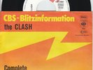 7 45 The Clash - Complete Control CBS Blitzinfo Promo RARE Orig. Punk Single