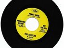 BEATLES NM Promo 45  PENNY LANE/STRAWBERRY FIELDS Repro - Real Picture Sleeve