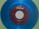 BEATLES 1994 LTD. BLUE VINYL 45 SOMETHING / COME TOGETHER NM NEW STOCK NR