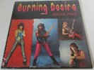 BURNING DESIRE Break Free 1987 ORG Private Metal LP SEALED MICHIGAN BAND    M