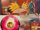 Hey Arnold The Music Vol 1 Jim Lang Gerald Swirl Red White Black Colored Vinyl