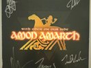 Amon Amarth: With Oden On Our Side., SIGNED. RED LP. Ltd to 1000 copies.