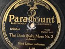 PARAMOUNT12756 ; BLIND LEMON JEFFERSON That Black Snake Moan No.2/ Tin Cup Blues