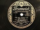 JAZZ FRED ASTAIRE Top Hat, White Tie And Tails BRUNSWICK 7487  EE+/E+