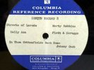 Columbia Reference Recording Acetate JOHNNY CASH, FLATT & SCRUGGS, MARTY ROBBINS
