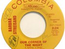 Barbra Streisand Our Corner Of The Night 45rpm Promo 1968 Soul Dancer Stereo