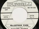 RICHARD HARRIS MacArthur Park / Didn’t We DUNHILL 45 PROMO w/ PS VG++ HEAR