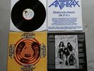 ANTHRAX state of euphoria ISLAND RECORDS LP + Lyrics inner & Promo insert ILPS 9