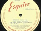COOKIN WITH THE MILES DAVIS QUINTET / UK LP ESQUIRE 32-048 / PLAYS VG+