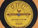 Org PRISONAIRES Baby Please/Just Walkin' In The Rain 78 Sun 186 Doo Wop R&B