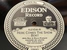 Edison Diamond Disc 52104-R “Here Comes The Show Boat” (1927) Vaughn De Leath E+