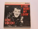 GENE VINCENT  ORIGINAL  UK EP  IF YOU WANT MY LOVIN
