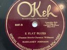 MARGARET JOHNSON + CLARENCE WILLIAMS BLUE FIVE ‘E FLAT BLUES’ OKEH 8107, BECHET