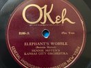 BENNIE MOTEN’S KANSAS CITY ORCH ‘ELEPHANT’S WOBBLE/CRAWDAD BLUES’ 1923 OKEH 78