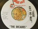 Snotty Ohio Garage Punk 45 The Decades There Ain't No Way GREAT SCOTT VG+ HEAR