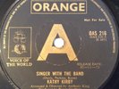 KATHY KIRBY “singer with the band” UK 1973 ORANGE label DEMO 7”