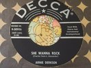 Boss Rockabilly Dancer 45 Arnie Derksen She Wanna Rock / My Dancin' NM HEAR