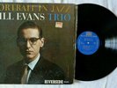 LP BILL EVANS TRIO PORTRAIT IN JAZZ RIVERSIDE RLP 12-315 DG MONO VG/GOOD
