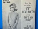 JOEY HEATHERTON That's How It Goes RARE PROMO PIC SLEEVE ONLY 45 7