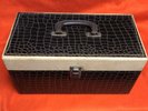 Vintage 45 RPM Record (Vinyl) Double Wide Case With Key