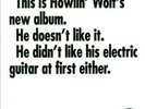 HOWLIN' WOLF - THE HOWLIN' WOLF ALBUM NEW VINYL