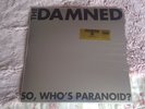 the damned who,s paranoid black+clear vinyl review copy new with promo poster