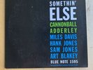 CANNONBALL ADDERLEY MILES DAVIS Somethin' Else LP BLUE NOTE 1595 47 West 63rd -