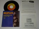 Beatles Lady Madonna/The Inner Light Pic Sleeve, Record & Rare Fan Club Flyer