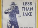 Less Than Jake Vinyl G Man Training Target 7” Silver
