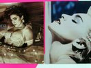MADONNA 2 LP Lot: Like A Virgin & True Blue w/ Inner Sleeves & Poster Too  #9421