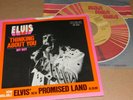 ELVIS PRESLEY- MY BOY/THINKING ABOUT YOU RARE 45 WITH PICTURE SLEEVE- TAN LABEL.