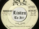 50s Piano Rocker Rockabilly 45 BOBBY MIZZELL & LEE WAYNE Same Thing 20th FOX mp3